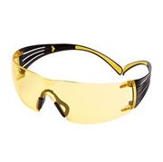 Immagine di 3M™ SecureFit™ 400 Occhiale lente in PC giallo, Scotchgard™, montatura giallo/nero, SF403SGAF-YEL