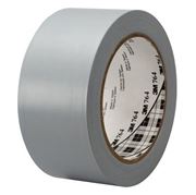 Immagine di Nastro adesivo vinilico con adesivo gomma resina di colore grigio; spessore 0,125 mm