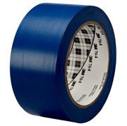 Immagine di Nastro adesivo vinilico con adesivo gomma resina di colore blu; spessore 0,125 mm