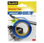 Immagine di Scotch® Electrical Tape Universal Blu - Nastro isolante in PVC adesivo ad elevate prestazioni isolante fino a 600V