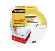 Immagine di Scotch® Safety Walk Trasparente - Striscia adesiva antiscivolo trasparente